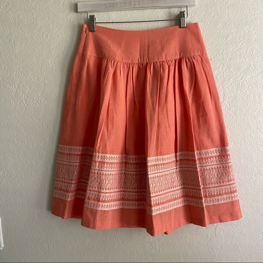 Down East basics Linen skirt orange in Size S